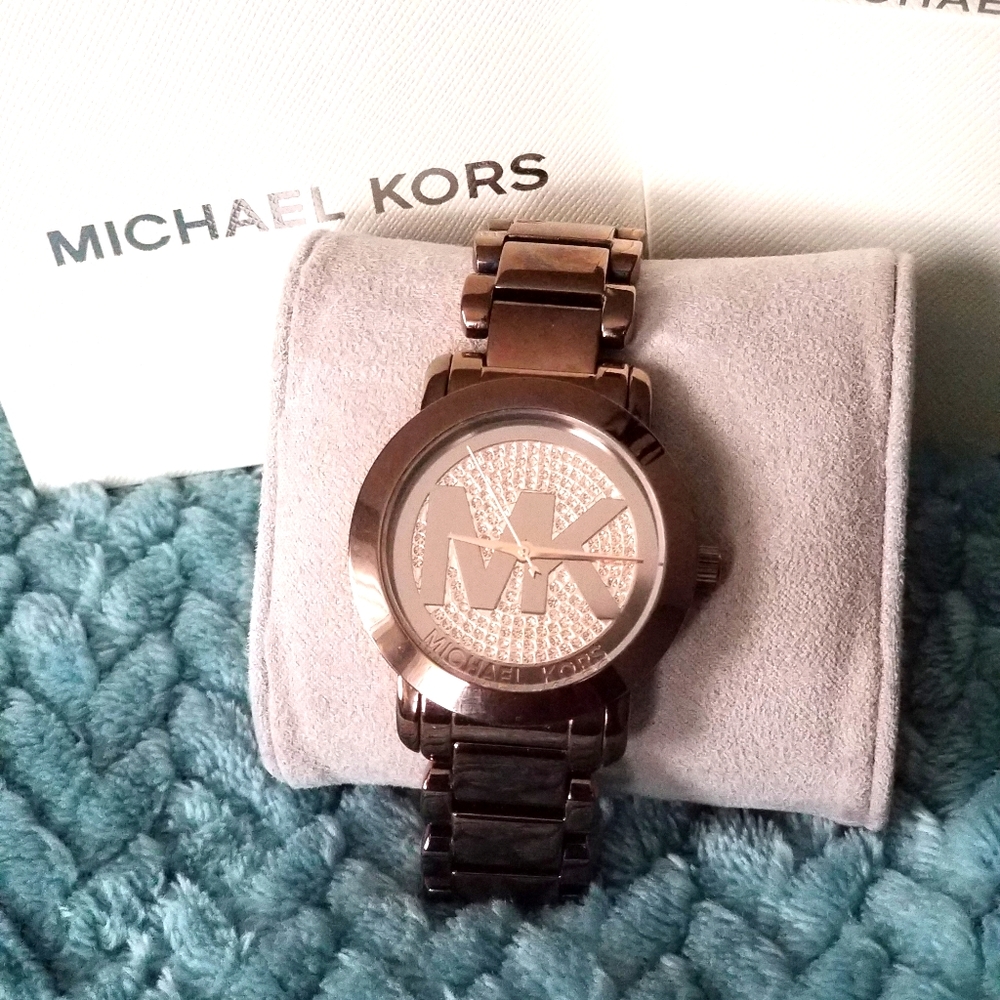 Michael Kors MK6534 - Chocolate Sable Pave Watch